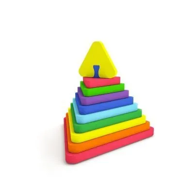 Пирамидка ElBasco Toys Треугольник 16-004 - в большом ассортименте в супермаркете BAZBY в Евпатории. Доставка по Крыму по выгодным ценам
