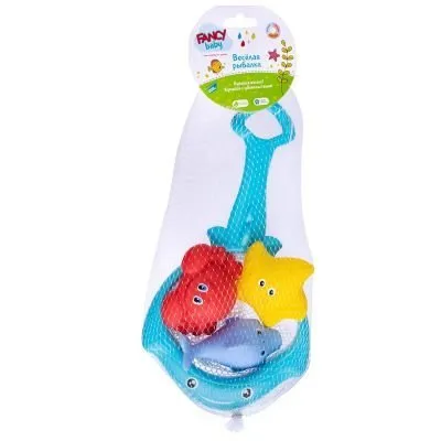 Набор игрушек для ванны Fancy Baby "Веселая рыбалка" BATH5 - в большом ассортименте в супермаркете BAZBY в Евпатории. Доставка по Крыму по выгодным ценам