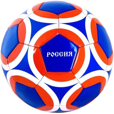 Мяч футбольный, 280-300г, №5, PVC, глянц., 1 слой, Россия. - в большом ассортименте в супермаркете BAZBY в Евпатории. Доставка по Крыму по выгодным ценам